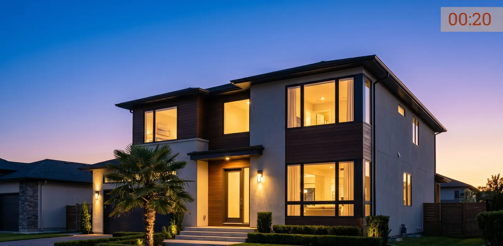 Twilight real-estate photography on your phone