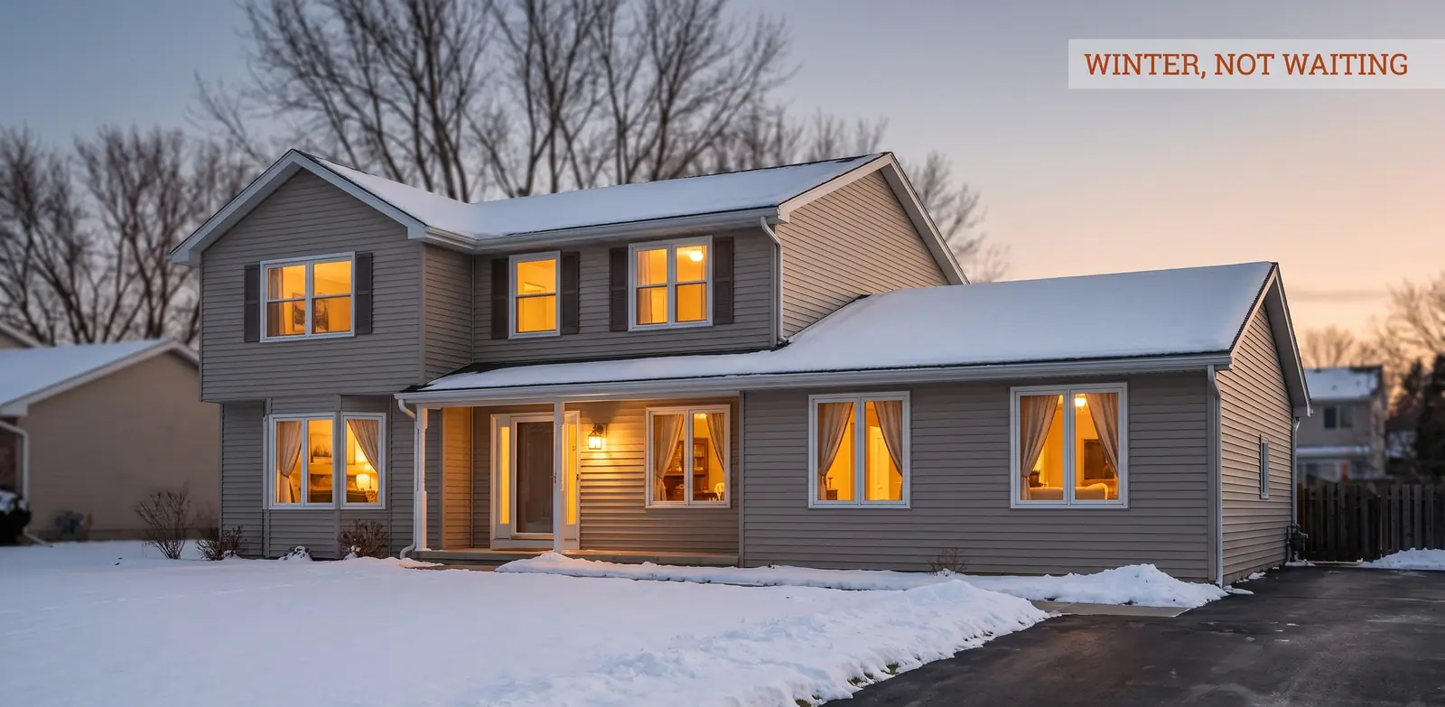 Shooting a winter exterior without it looking like winter
