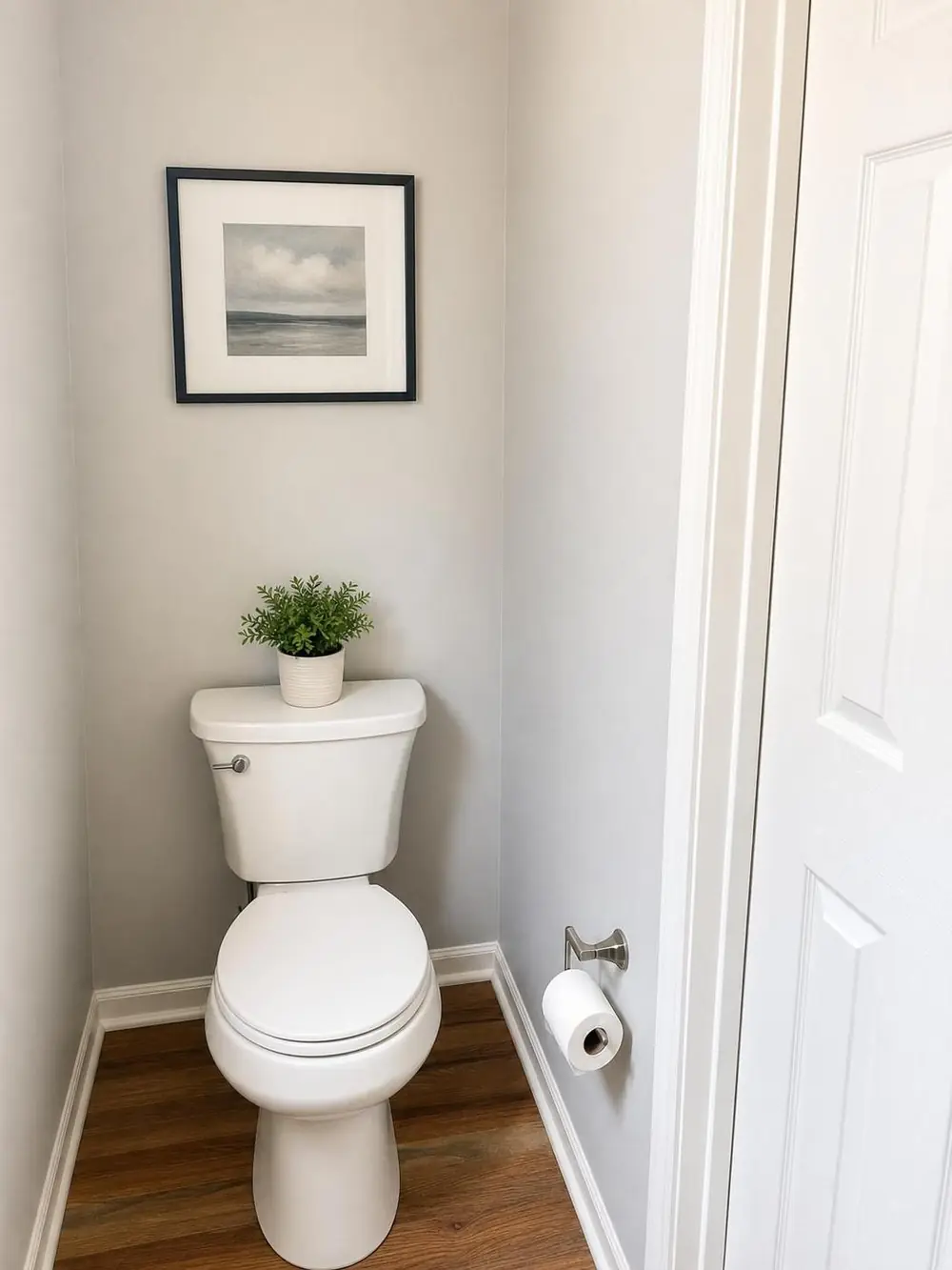 Family bathroom with tub-shower and vanity — after